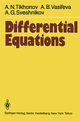 Kartonierter Einband Differential Equations von A. N. Tikhonov, A. G. Sveshnikov, A. B. Vasil'eva