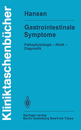 Kartonierter Einband Gastrointestinale Symptome von W. E. Hansen