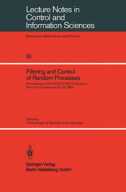Kartonierter Einband Filtering and Control of Random Processes von 