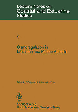 Kartonierter Einband Osmoregulation in Estuarine and Marine Animals von 