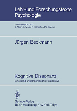 Kartonierter Einband Kognitive Dissonanz von J. Beckmann