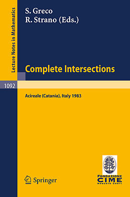 Kartonierter Einband Complete Intersections von 
