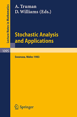 Kartonierter Einband Stochastic Analysis and Applications von 