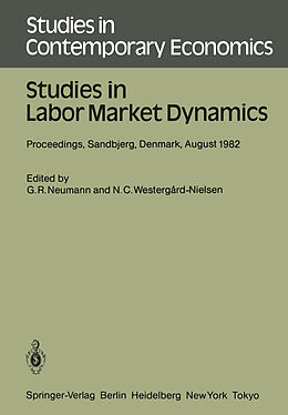 Couverture cartonnée Studies in Labor Market Dynamics de 