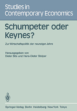 Kartonierter Einband Schumpeter oder Keynes? von 