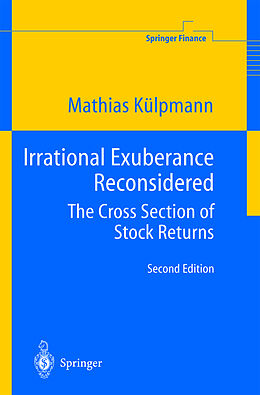 Livre Relié Irrational Exuberance Reconsidered de Mathias Külpmann