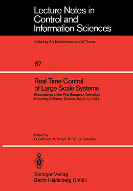 Kartonierter Einband Real Time Control of Large Scale Systems von 