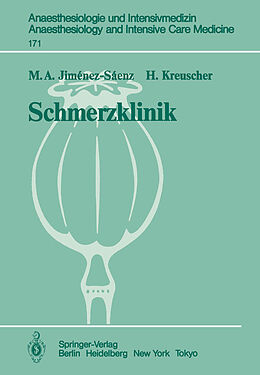 Kartonierter Einband Schmerzklinik von M. A. Jimenez-Saenz, H. Kreuscher