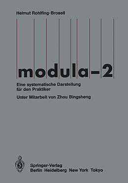 Kartonierter Einband Modula-2 von Helmut Rohlfing-Brosell