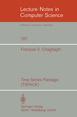 Kartonierter Einband Time Series Package (TSPACK) von F. S. Chaghaghi