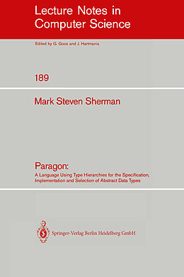 Kartonierter Einband Paragon von Mark S. Sherman