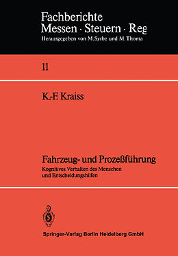 Kartonierter Einband Fahrzeug- und Prozeßführung von Karl-Friedrich Kraiss
