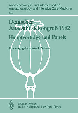 Kartonierter Einband Deutscher Anaesthesiekongreß 1982 von 