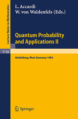 Kartonierter Einband Quantum Probability and Applications II von 