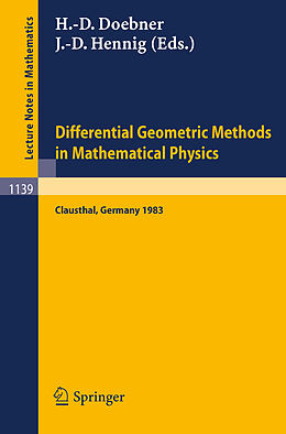 Kartonierter Einband Differential Geometric Methods in Mathematical Physics von 