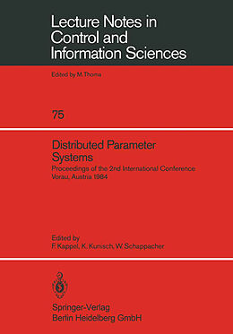 Kartonierter Einband Distributed Parameter Systems von 