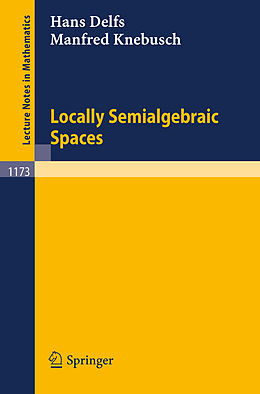 Kartonierter Einband Locally Semialgebraic Spaces von Manfred Knebusch, Hans Delfs