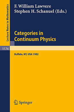 Kartonierter Einband Categories in Continuum Physics von 