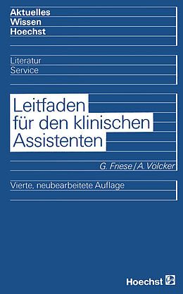 Kartonierter Einband Leitfaden für den klinischen Assistenten von Gernot Friese, Anneliese Völcker