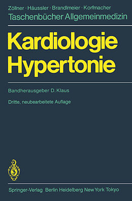 Kartonierter Einband Kardiologie Hypertonie von D.H. Antoni, W. Hahn, D. Klaus