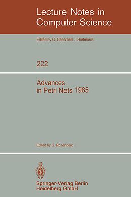 Kartonierter Einband Advances in Petri Nets 1985 von 