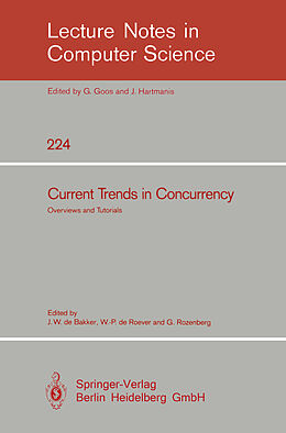 Kartonierter Einband Current Trends in Concurrency von 