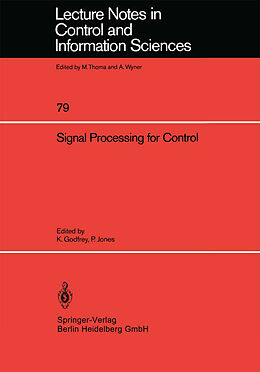 Kartonierter Einband Signal Processing for Control von 