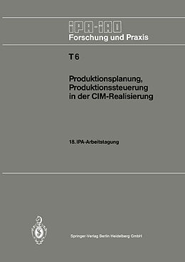 Kartonierter Einband Produktionsplanung, Produktionssteuerung in der CIM-Realisierung von 