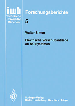 Kartonierter Einband Elektronische Vorschubantriebe an NC-Systemen von Walter Simon