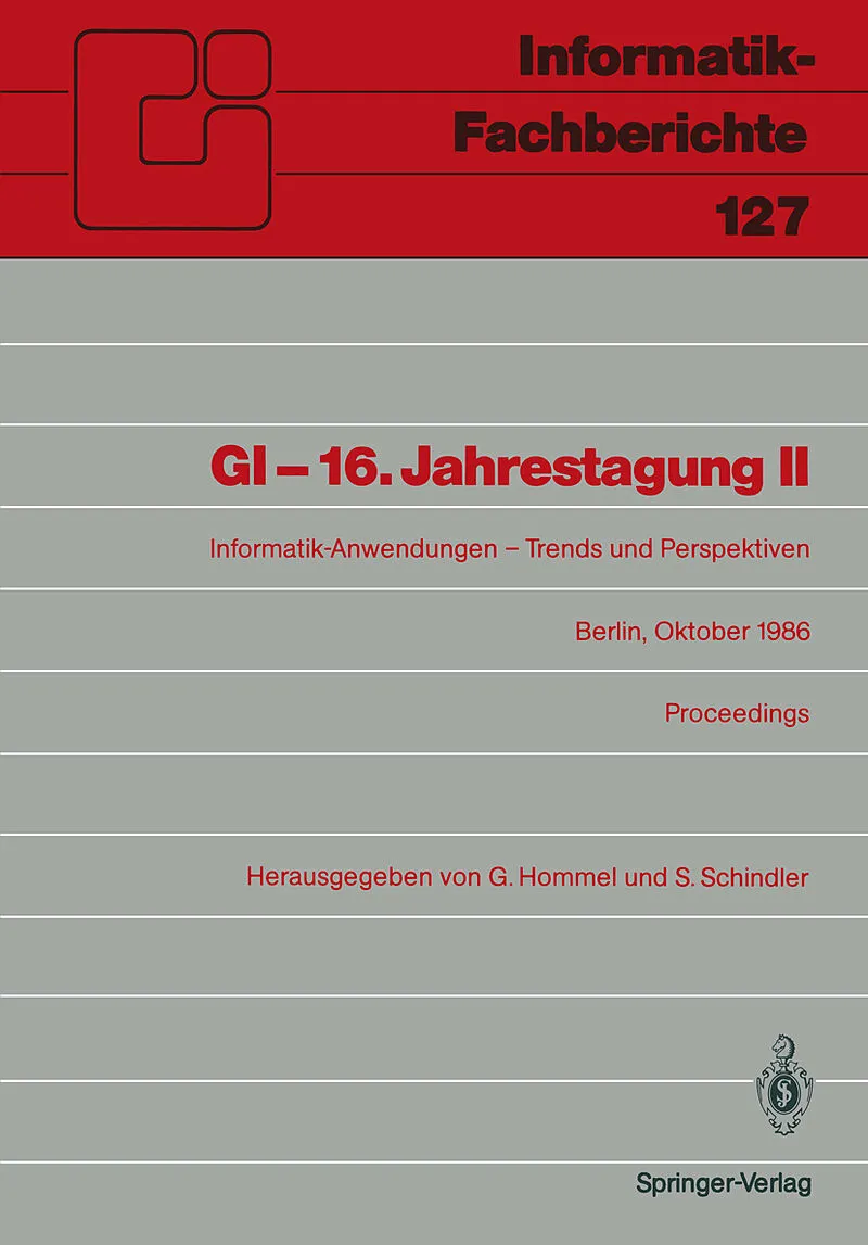GI  16. Jahrestagung II