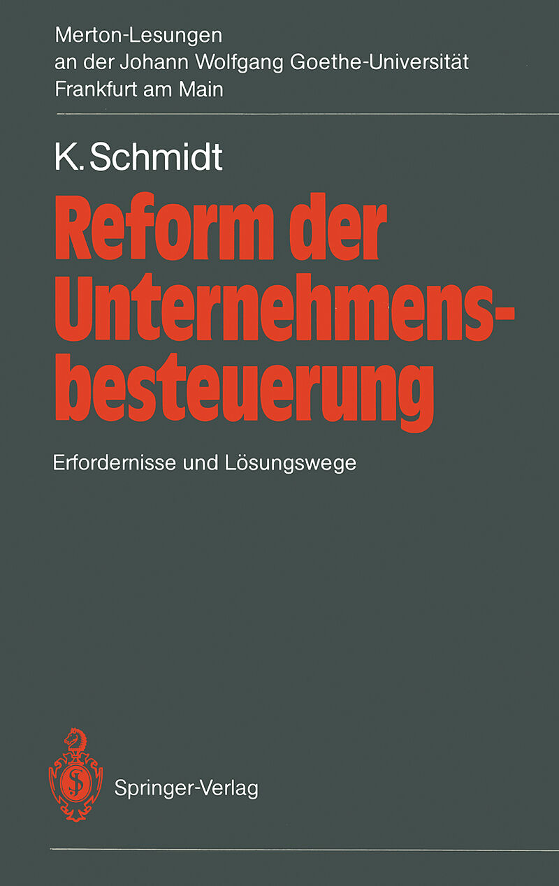 Reform der Unternehmensbesteuerung