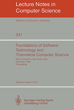 Kartonierter Einband Foundations of Software Technology and Theoretical Computer Science von Kesav V. Nori