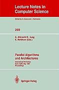 Kartonierter Einband Parallel Algorithms and Architectures von 
