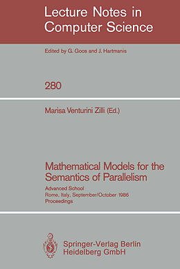 Kartonierter Einband Mathematical Models for the Semantics of Parallelism von 