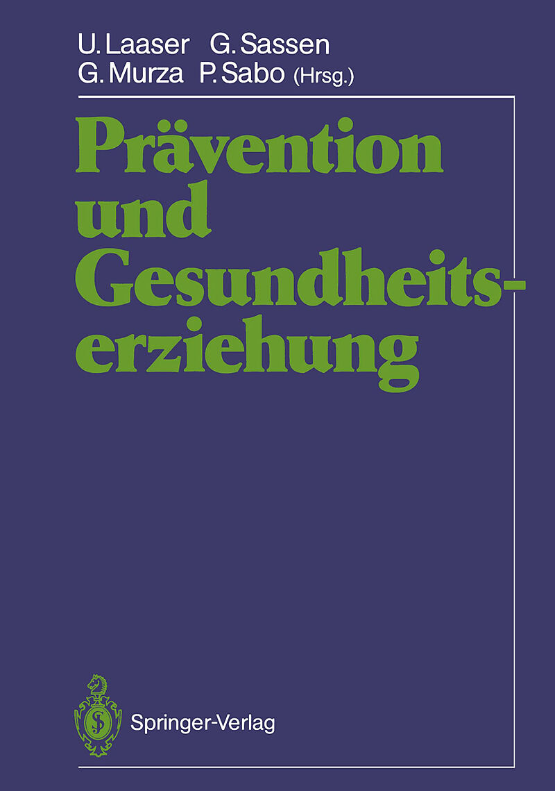 Prävention und Gesundheitserziehung