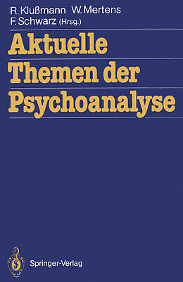 Kartonierter Einband Aktuelle Themen der Psychoanalyse von 