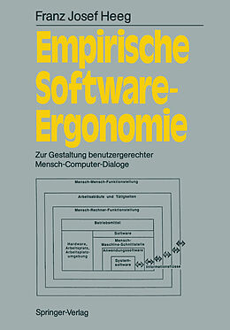 Kartonierter Einband Empirische Software-Ergonomie von Franz J. Heeg