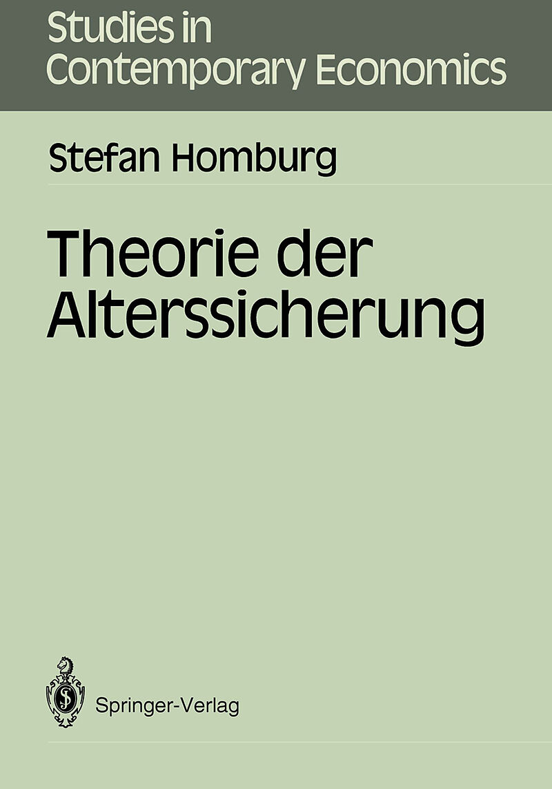 Theorie der Alterssicherung