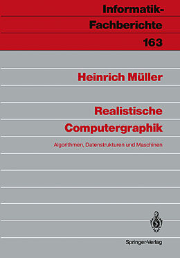Kartonierter Einband Realistische Computergraphik von Heinrich Müller