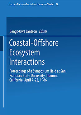 Kartonierter Einband Coastal-Offshore Ecosystem Interactions von 