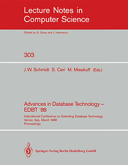 Kartonierter Einband Advances in Database Technology - EDBT '88 von 