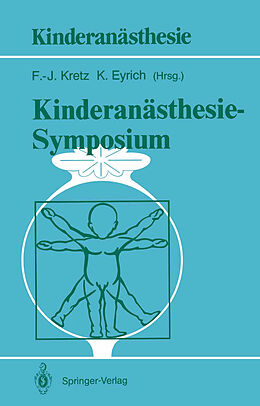 Kartonierter Einband Kinderanästhesie  Symposium von 