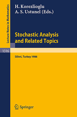 Couverture cartonnée Stochastic Analysis and Related Topics de 