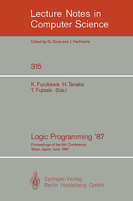 Kartonierter Einband Logic Programming '87 von 