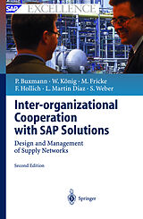 Livre Relié Inter-organizational Cooperation with SAP Solutions de Peter Buxmann, Wolfgang König, Markus Fricke