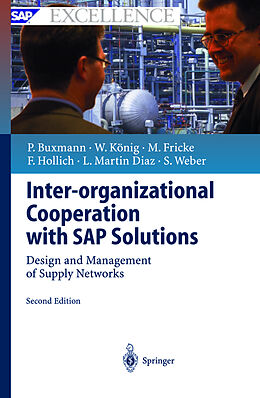 Livre Relié Inter-organizational Cooperation with SAP Solutions de Peter Buxmann, Wolfgang König, Markus Fricke