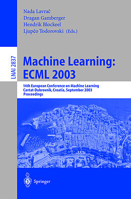 Kartonierter Einband Machine Learning: ECML 2003 von 