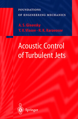 Fester Einband Acoustic Control of Turbulent Jets von A. S. Ginevsky, R. K. Karavosov, Y. V. Vlasov