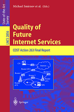 Kartonierter Einband Quality of Future Internet Services von 