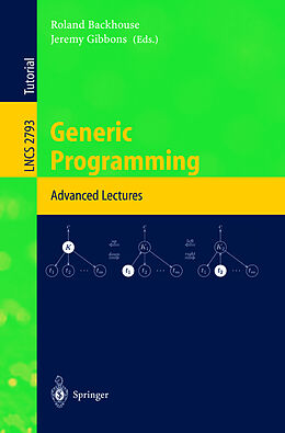 Kartonierter Einband Generic Programming von Roland C. Backhouse